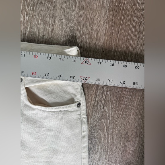 Everlane EUC Way-High Slim Fit Jeans White Size 29 High Waist Straight Leg - Picture 10 of 13